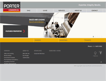 Tablet Screenshot of portercommercial.com.au